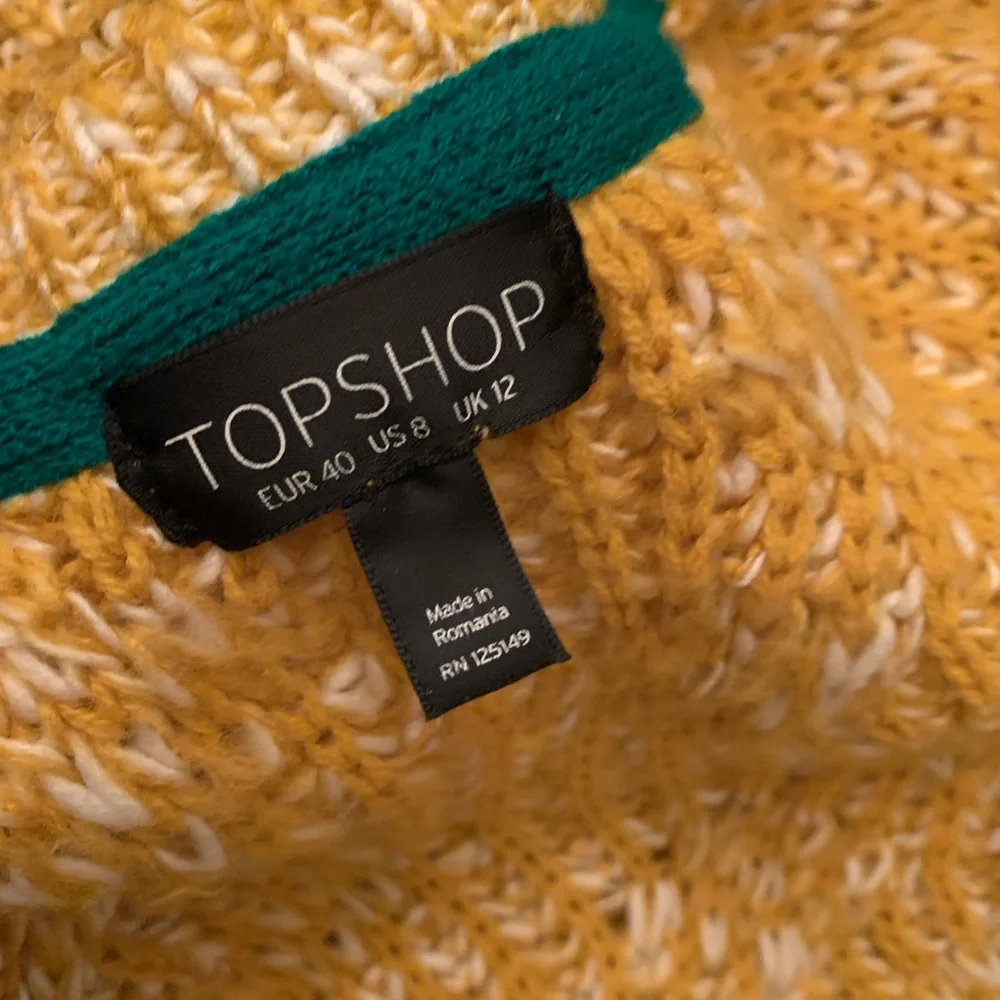 TOPSHOP YELLOW KNIT SWEATER - Picture 11 of 13